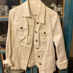 Vintage Tommy Hilfiger white Demi Jean jacket